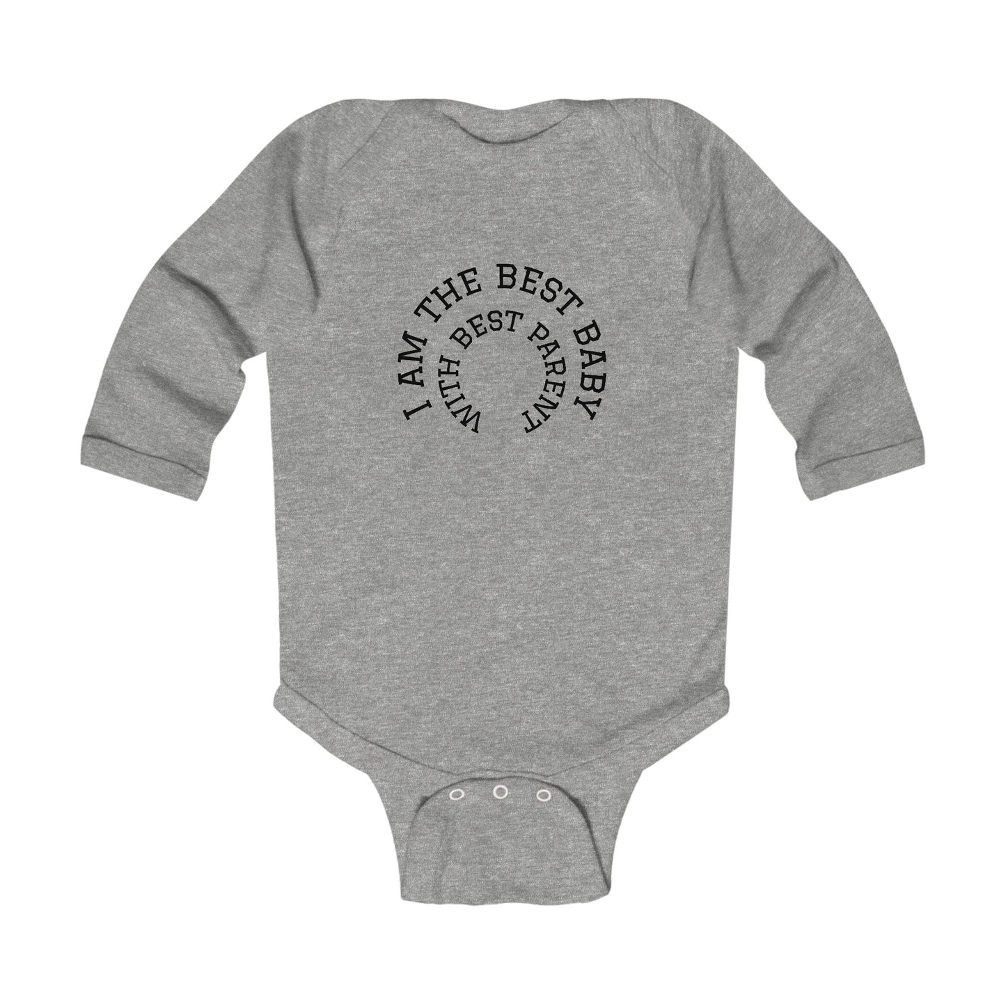 Infant Bodysuit — "God's Got Me" & "I Am The Best Baby" Long Sleeve Christian Baby Onesie - Tokcobstore