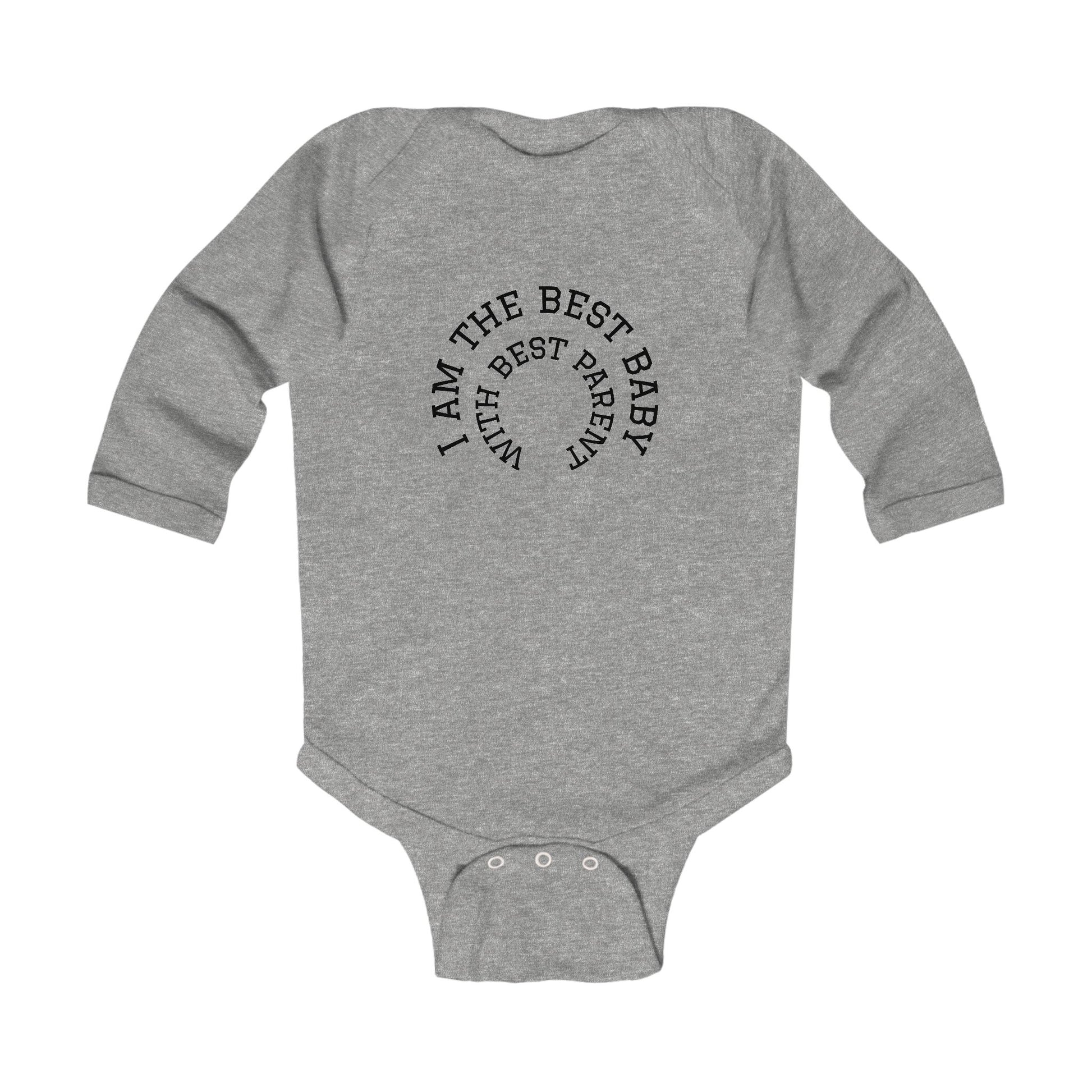 Infant Bodysuit — "God's Got Me" & "I Am The Best Baby" Long Sleeve Christian Baby Onesie - Tokcobstore