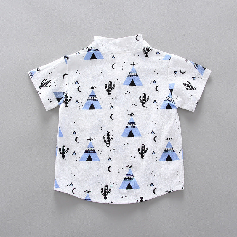 Triangle Short Sleeve Shirt Suit - Tokcobstore