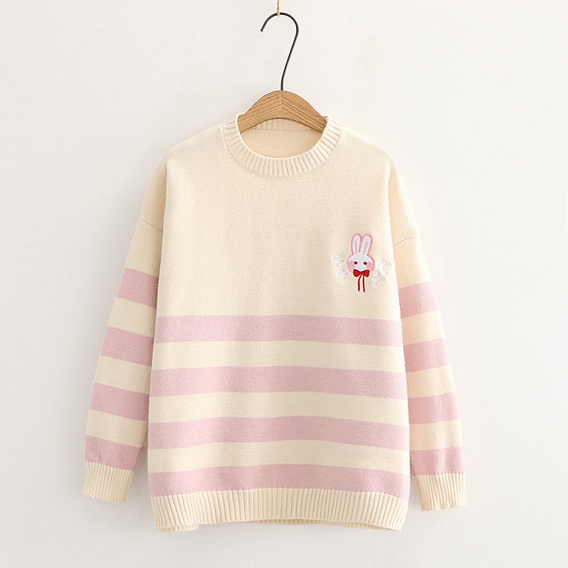 Korean style loose long-sleeved pullover