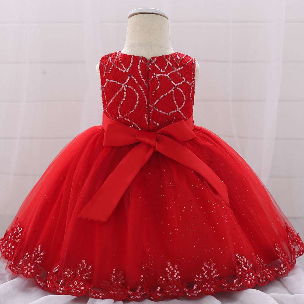 Girls princess dress dress baby birthday party