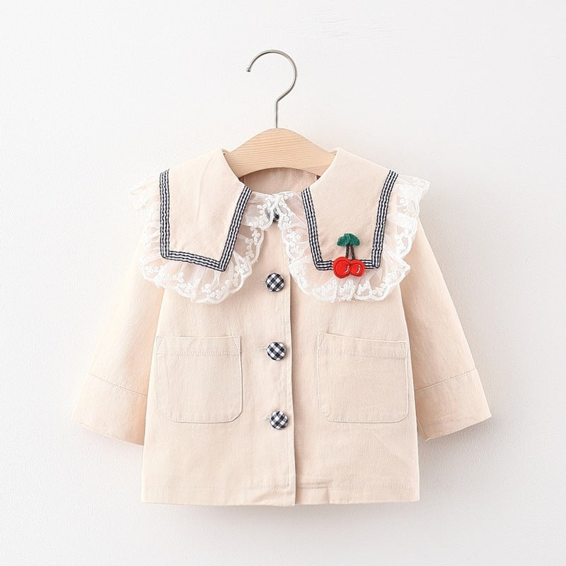 Girl's coat foreign style girl windbreaker - Tokcobstore