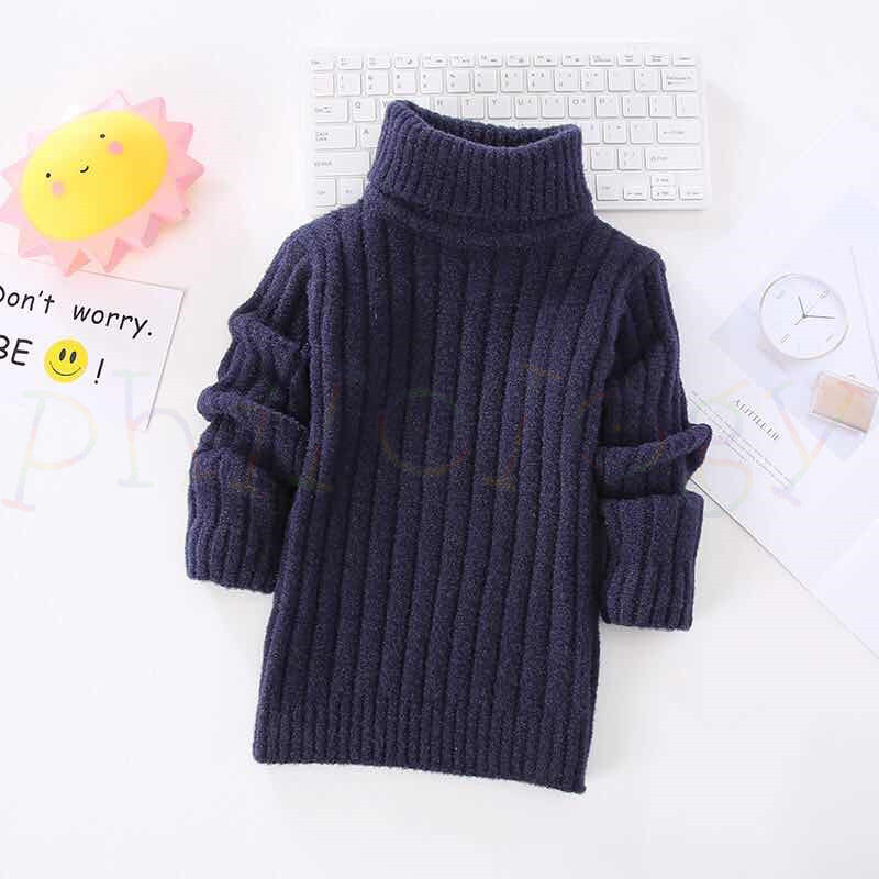 Spring And Autumn Baby Turtleneck Sweater - Tokcobstore