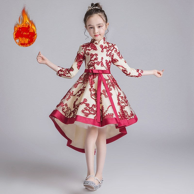 Girl princess dress Cheongsam - Tokcobstore
