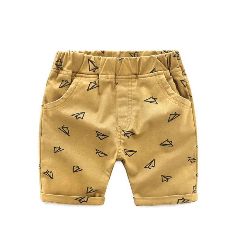 Korean Version Of Boys And  Children's Fivepoint Pants