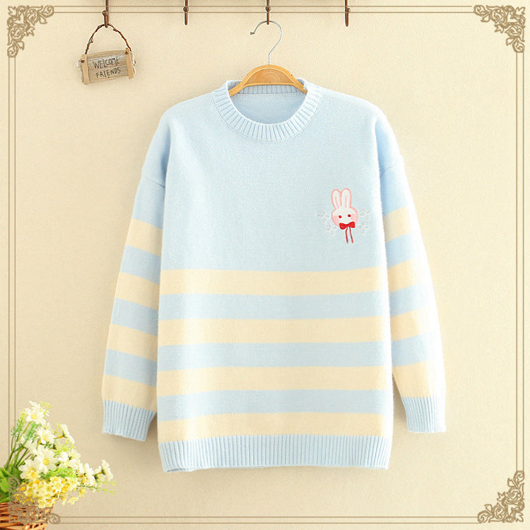 Korean style loose long-sleeved pullover