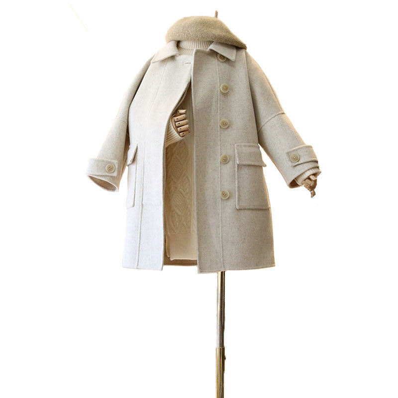 Girls woolen coat