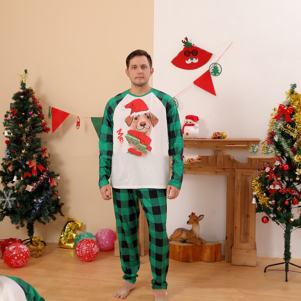 Family Set Christmas Fashion Long Sleeve Pajamas