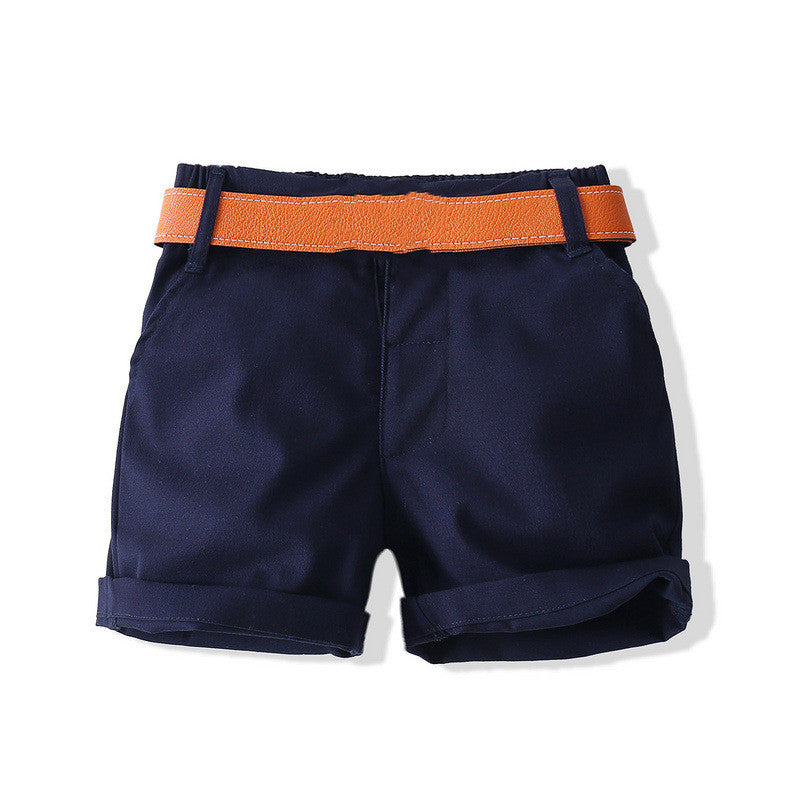 Boys Beach Style Short Sleeve Shirt Outfit - Tokcobstore