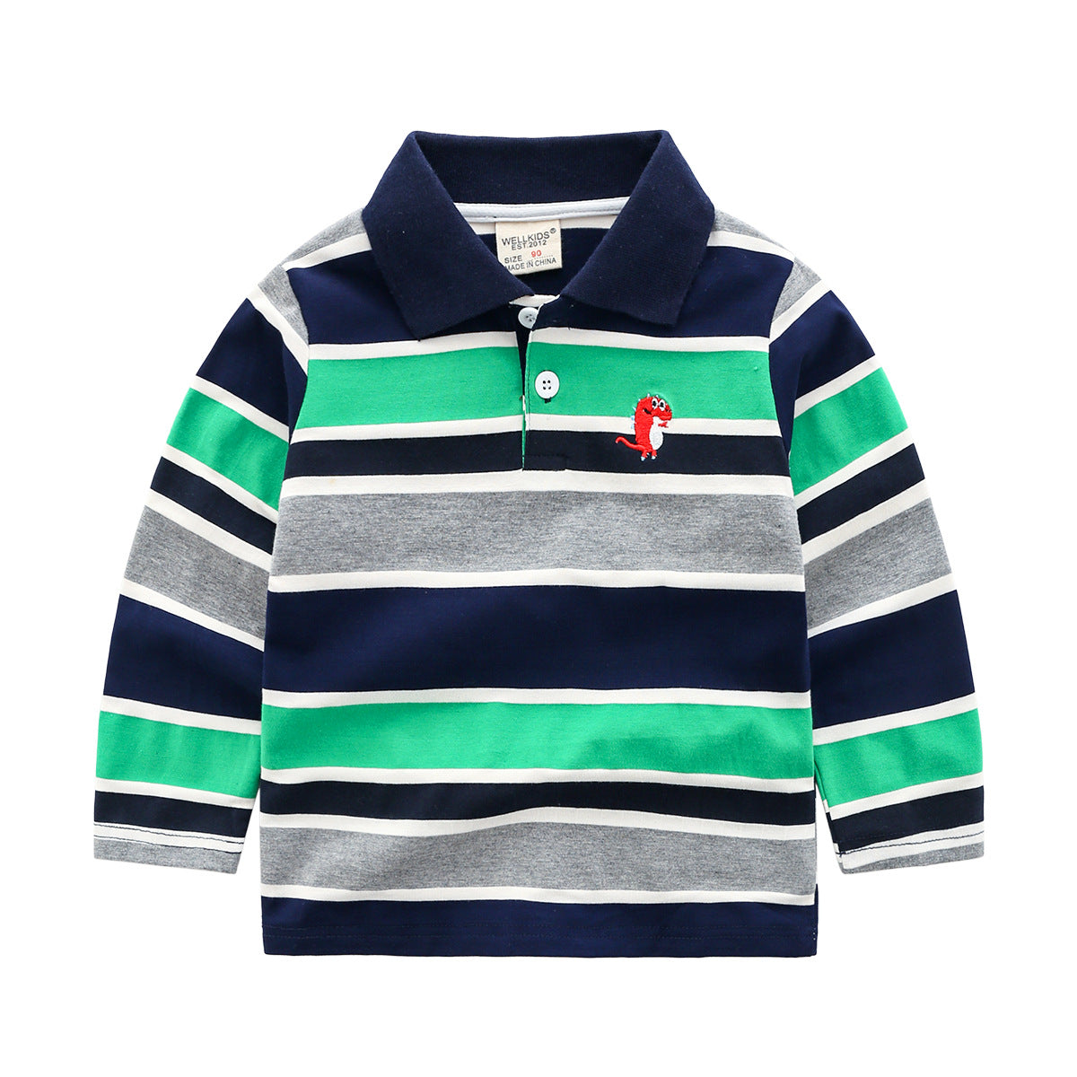 Boys striped long sleeve T-shirt - Tokcobstore