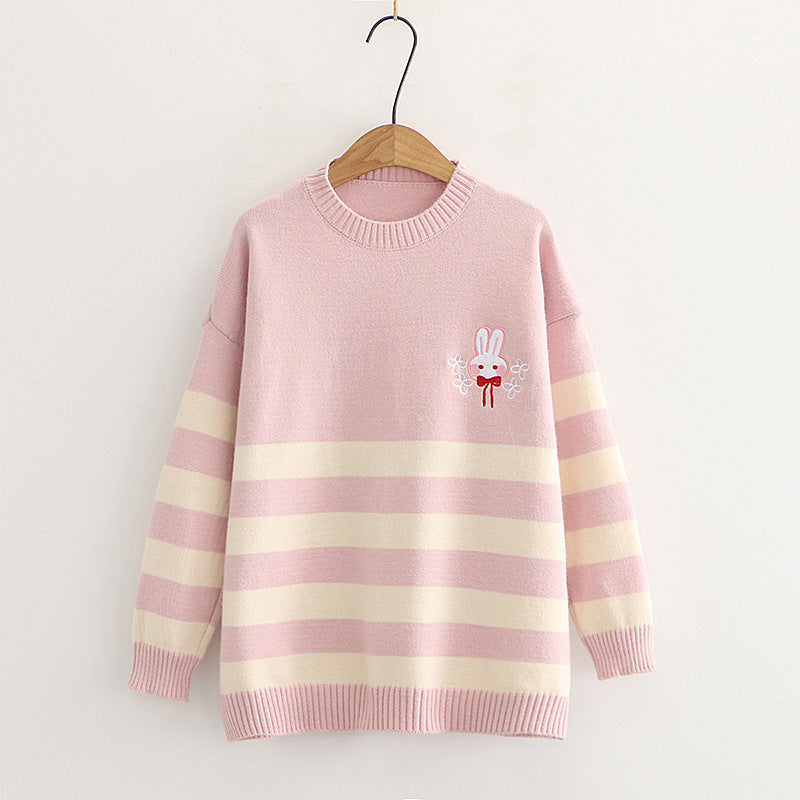 Korean style loose long-sleeved pullover