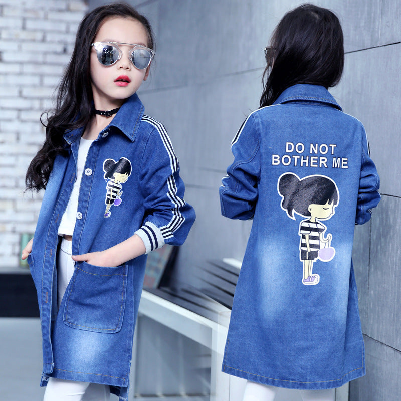 British Children's Jacket Girls Spring And Autumn Big Children - Tokcobstore