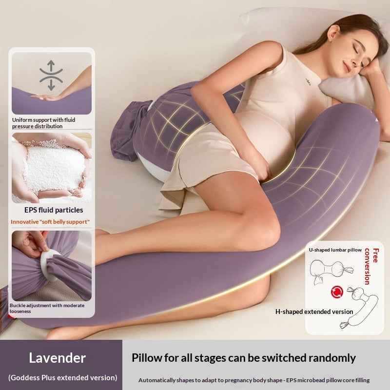 Pregnancy Pillow For Back Support Belly U-shaped Side-sleeping Body Pillow For Comfortable Sleep