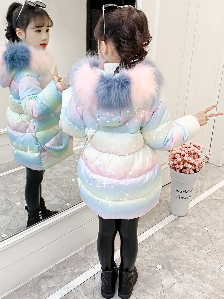 Children's Mid-length Padded Down Jacket - Tokcobstore