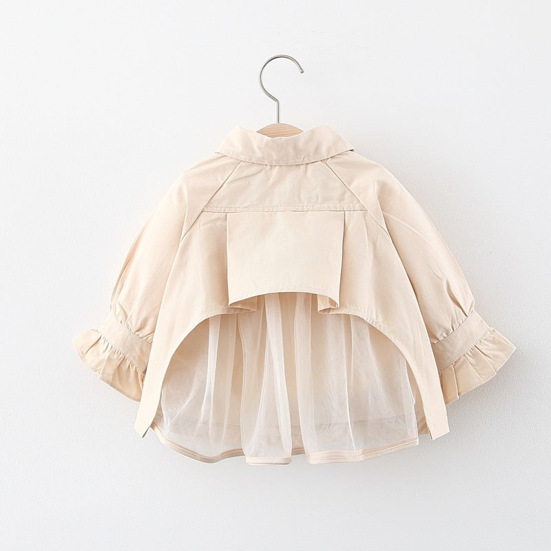 Girl's coat foreign style girl windbreaker - Tokcobstore