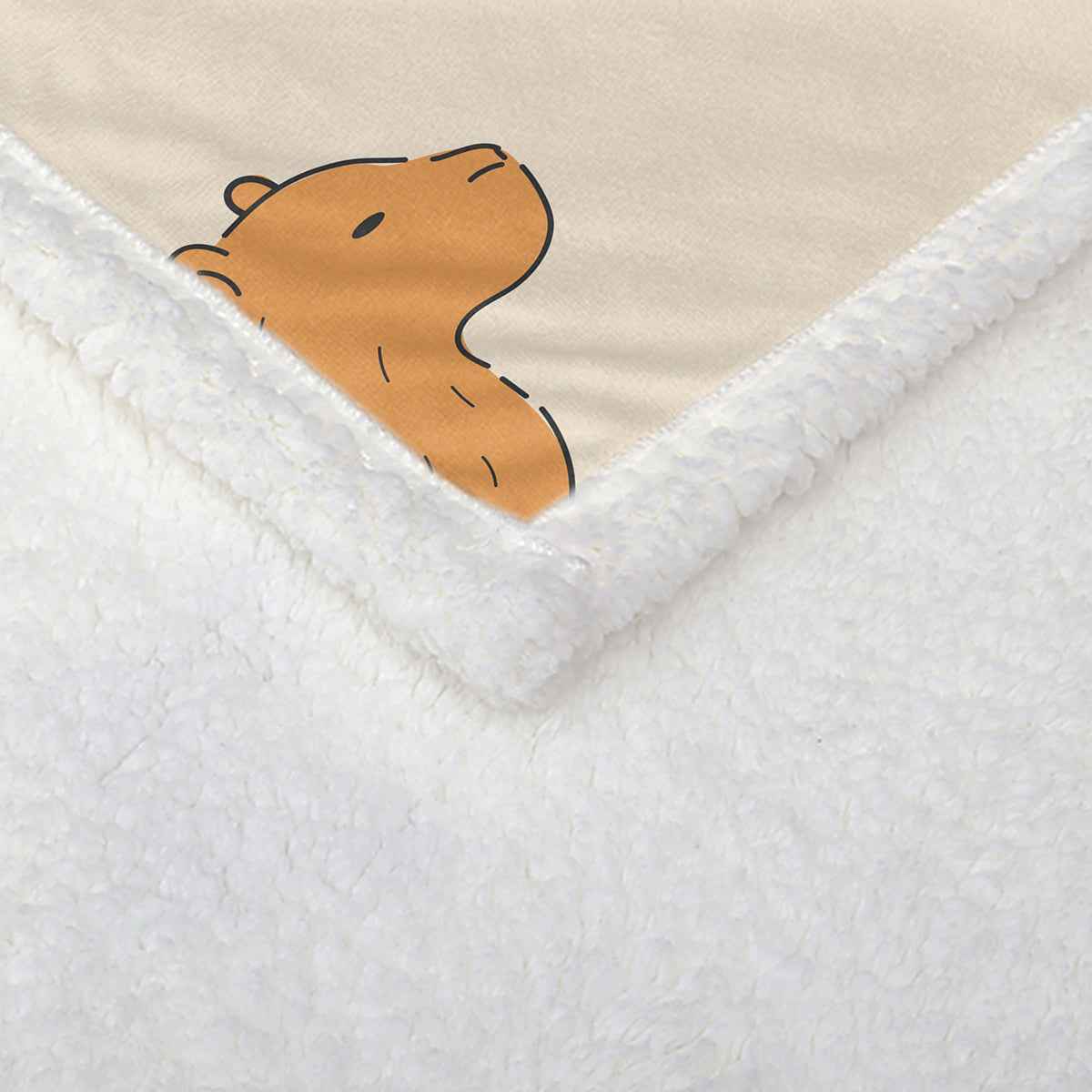 Capybaras Blanket Gift For Girls Boys Kids Animals Lovers Soft Blankets Cutes Capybara Cozy Throws, Capybaras Blanket For Couch Sofa Bedroom Camping Travel