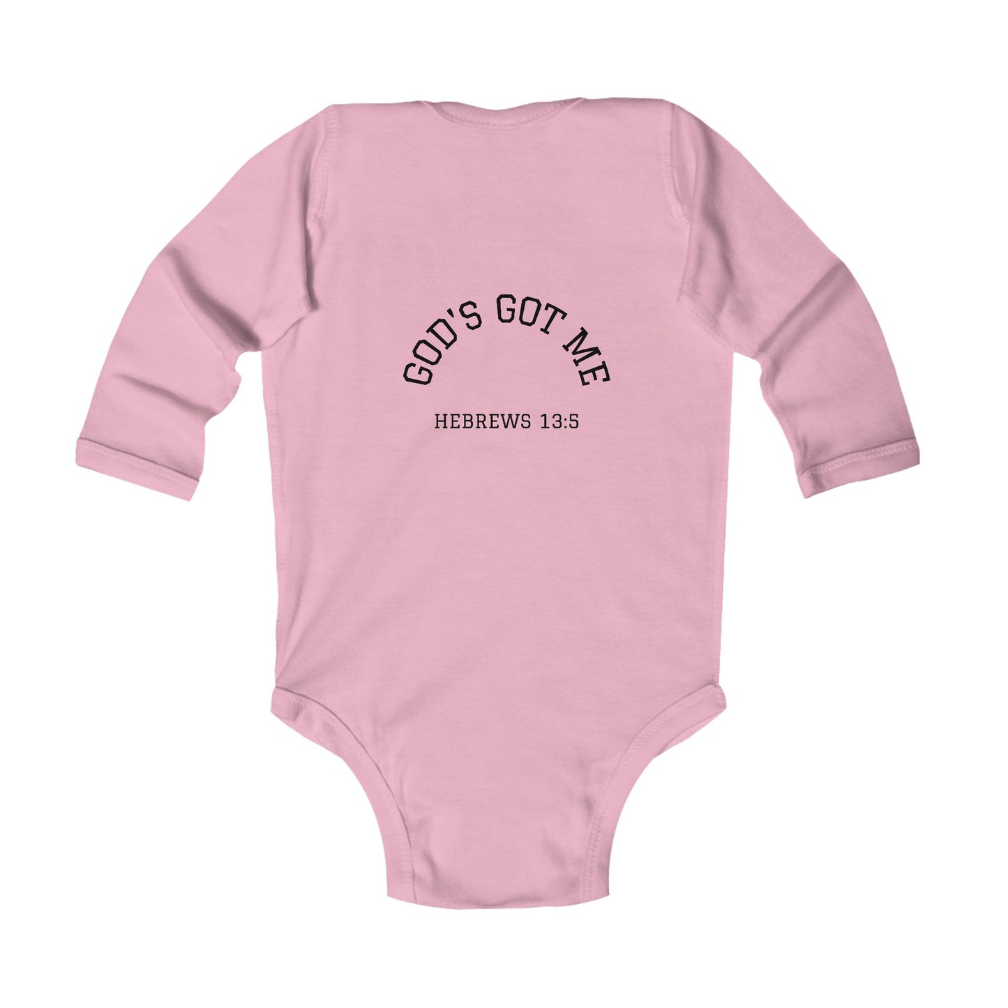 Infant Bodysuit — "God's Got Me" & "I Am The Best Baby" Long Sleeve Christian Baby Onesie - Tokcobstore