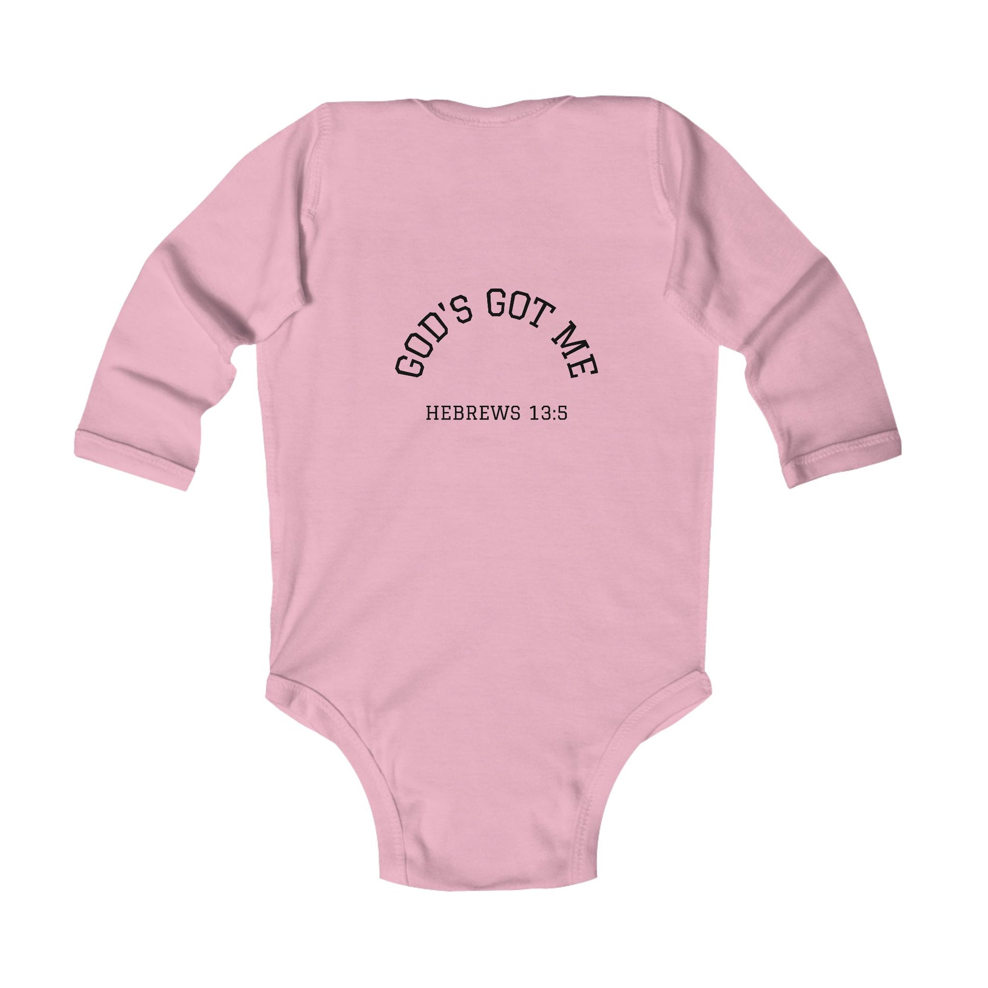 Infant Bodysuit — "God's Got Me" & "I Am The Best Baby" Long Sleeve Christian Baby Onesie - Tokcobstore