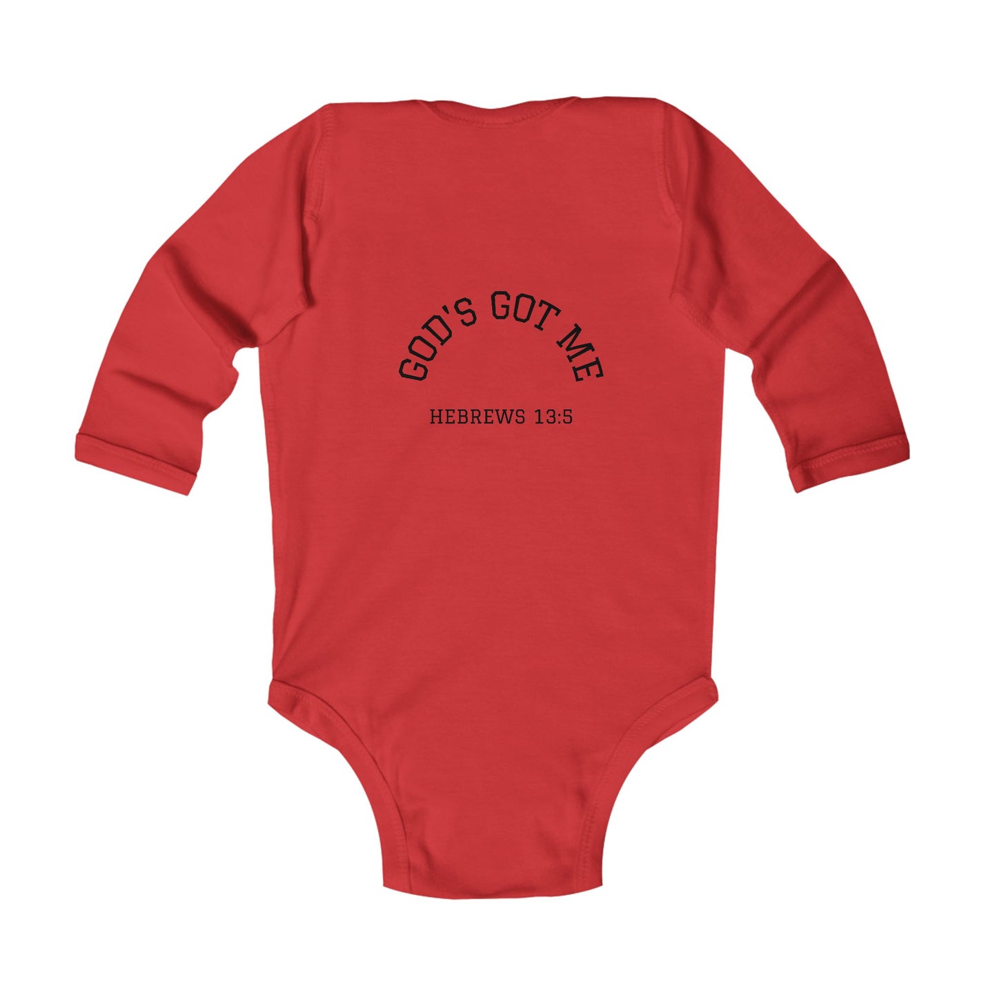 Infant Bodysuit — "God's Got Me" & "I Am The Best Baby" Long Sleeve Christian Baby Onesie - Tokcobstore