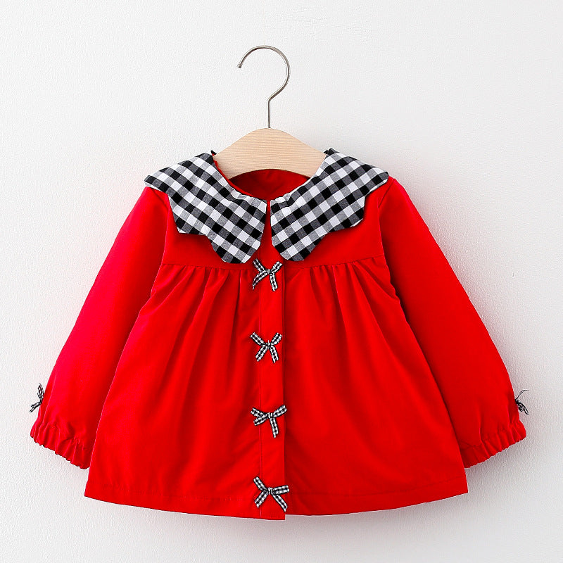 Girl's coat foreign style girl windbreaker - Tokcobstore