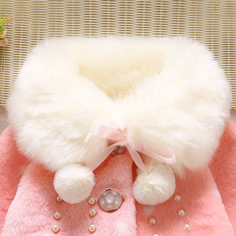 Children's thick plush jacket