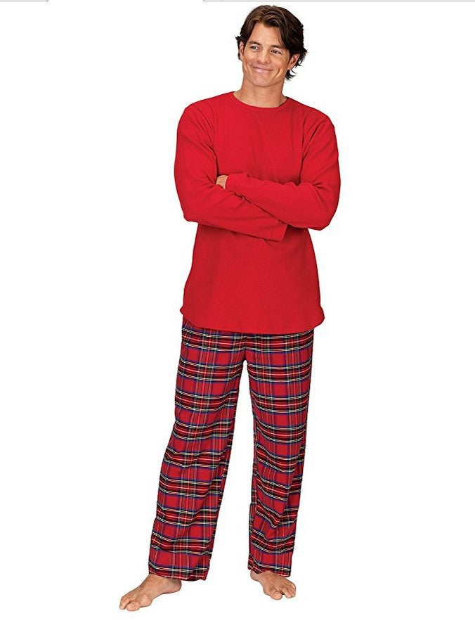 Plaid Cotton Christmas Parent-child Pajamas - Tokcobstore
