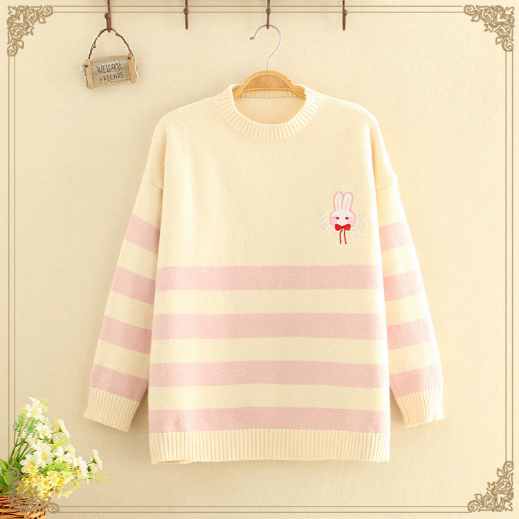 Korean style loose long-sleeved pullover