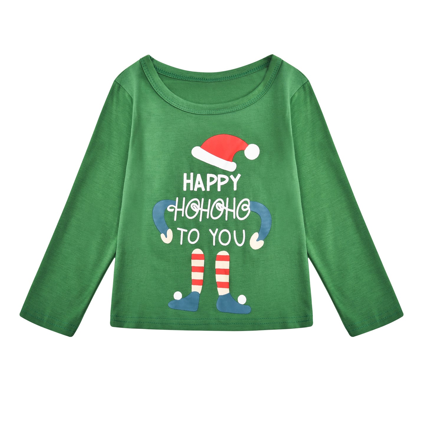 Homewear Pajamas Set Christmas Doll Print