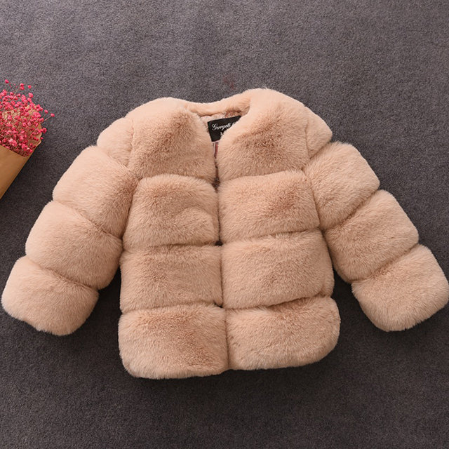 Children's fur coat