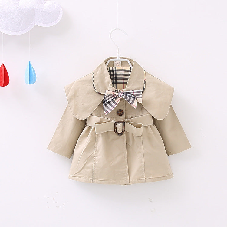 Girl's coat foreign style girl windbreaker - Tokcobstore