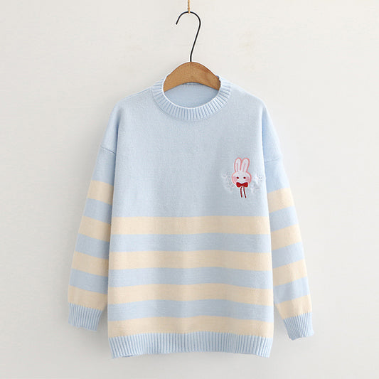 Korean style loose long-sleeved pullover