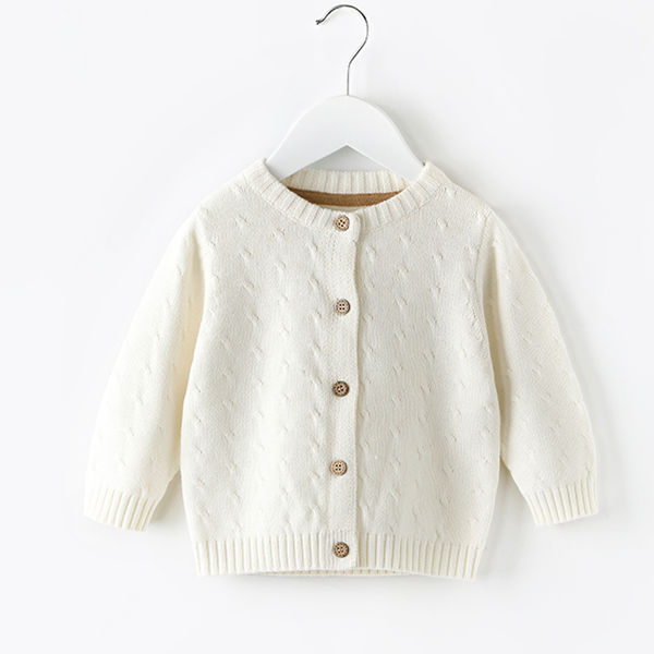 Girl's coat baby's sweater top knitted cardigan