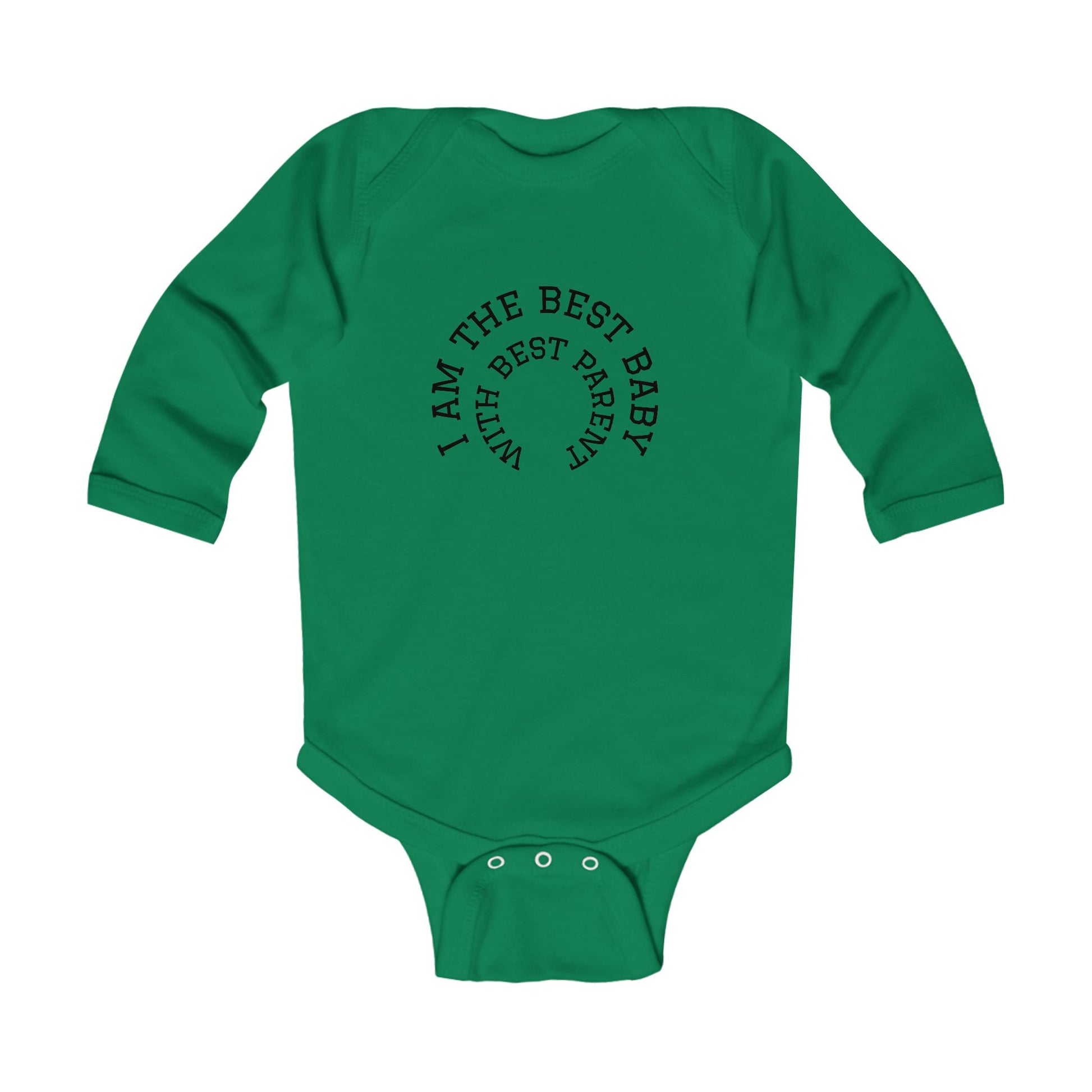 Infant Bodysuit — "God's Got Me" & "I Am The Best Baby" Long Sleeve Christian Baby Onesie - Tokcobstore