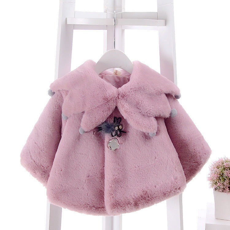 Children's  Wear Baby Heavy Cape Baby Cape Coat