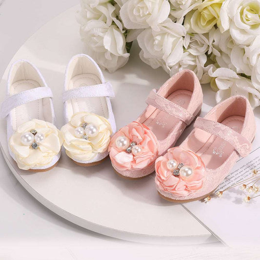 Spring Korean Style Princess Show Dress Flower Girl Shoes