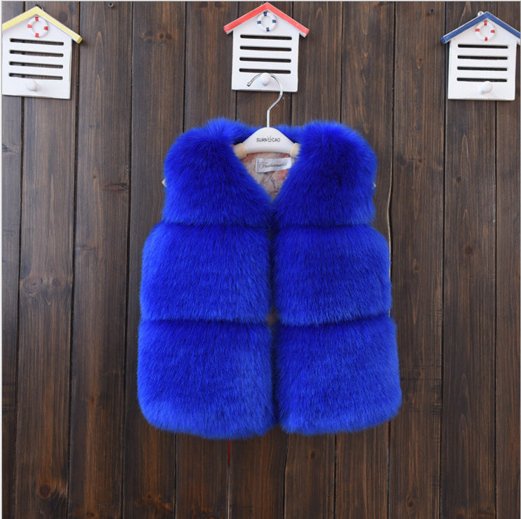 Three-piece Fur Vest Short Thick Coat