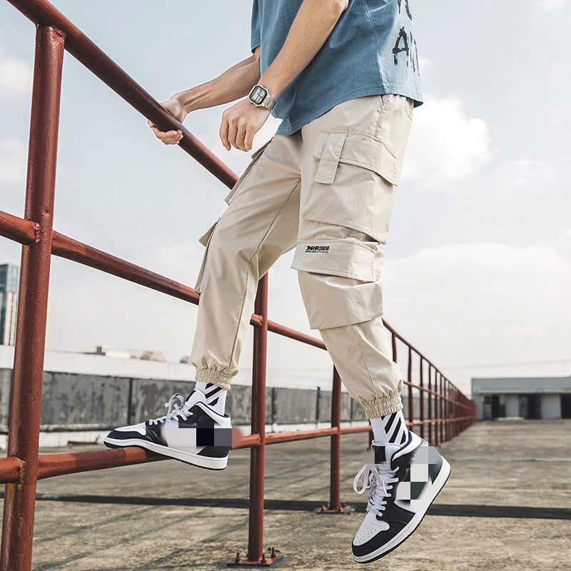 Trend Ins Spring Functional Wind Boys Harem Pants - Tokcobstore