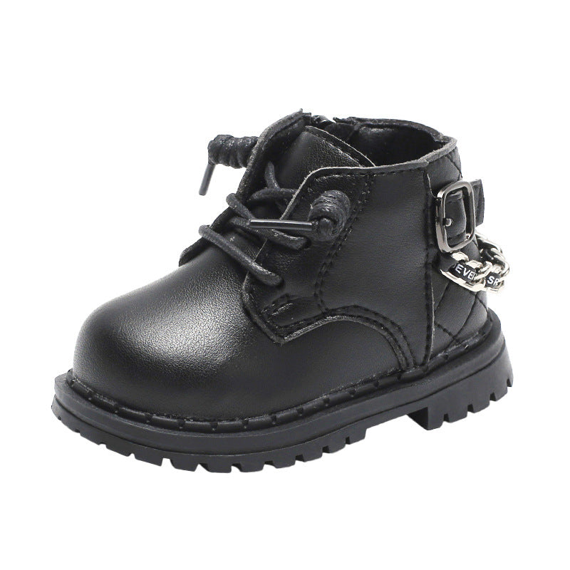 Baby Girl Soft-soled Toddler Shoes Non-slip High-top