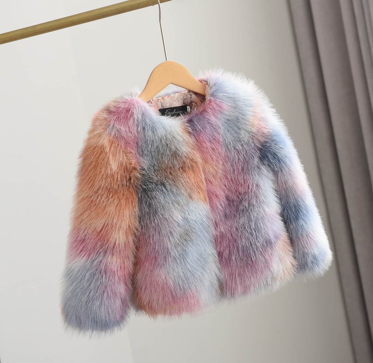 Fashion Personality Color Contrast Coat Girl - Tokcobstore