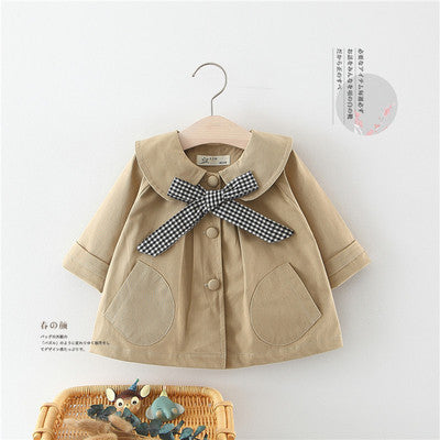 Girl's coat foreign style girl windbreaker - Tokcobstore
