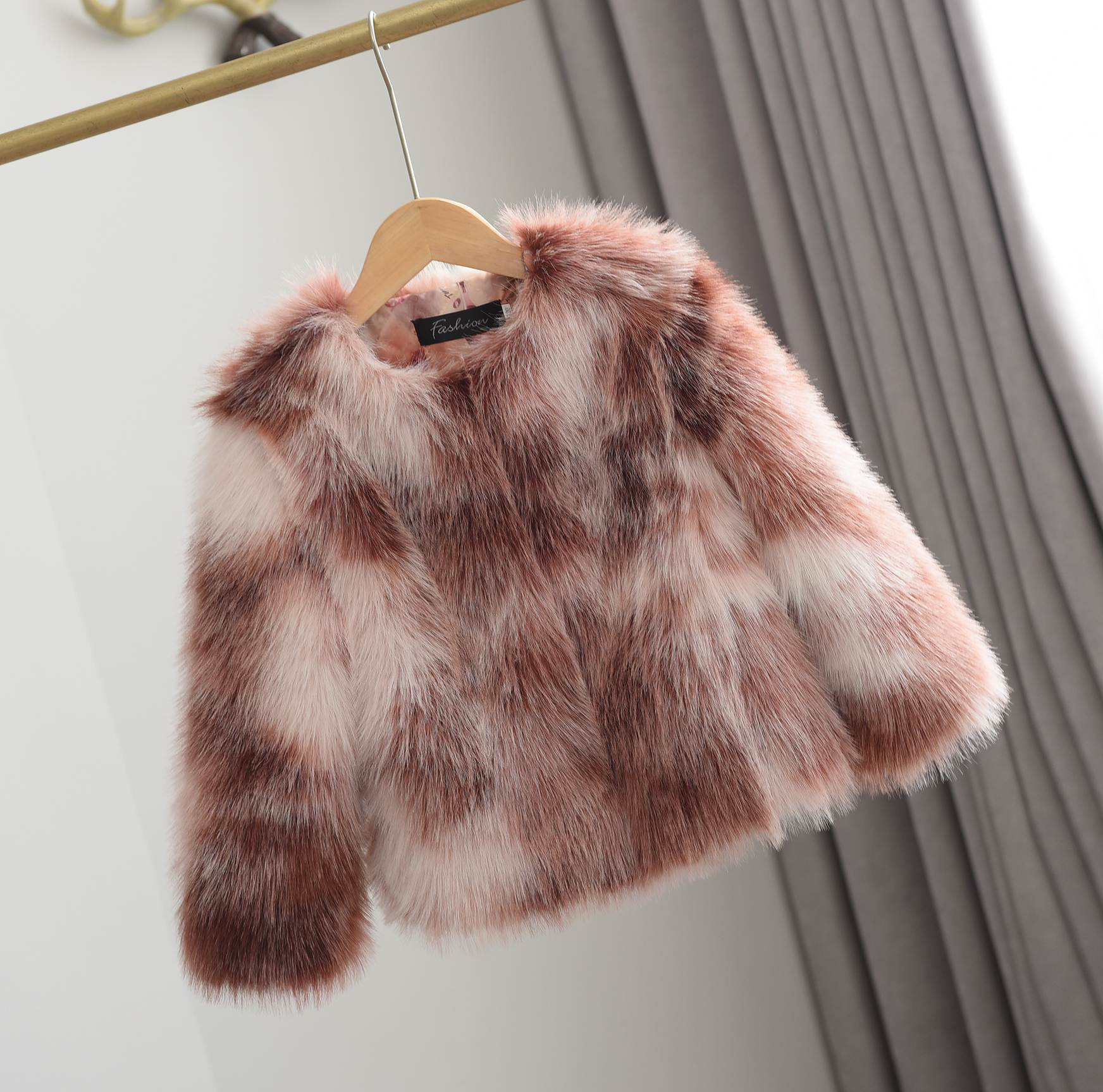 Fashion Personality Color Contrast Coat Girl - Tokcobstore
