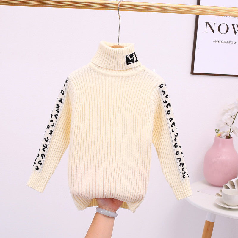 Velvet Padded Leopard Print Girls' Autumn-Winter Apparel - Tokcobstore