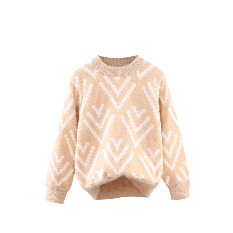 Big Children's Mink Wool Pullover Sweater