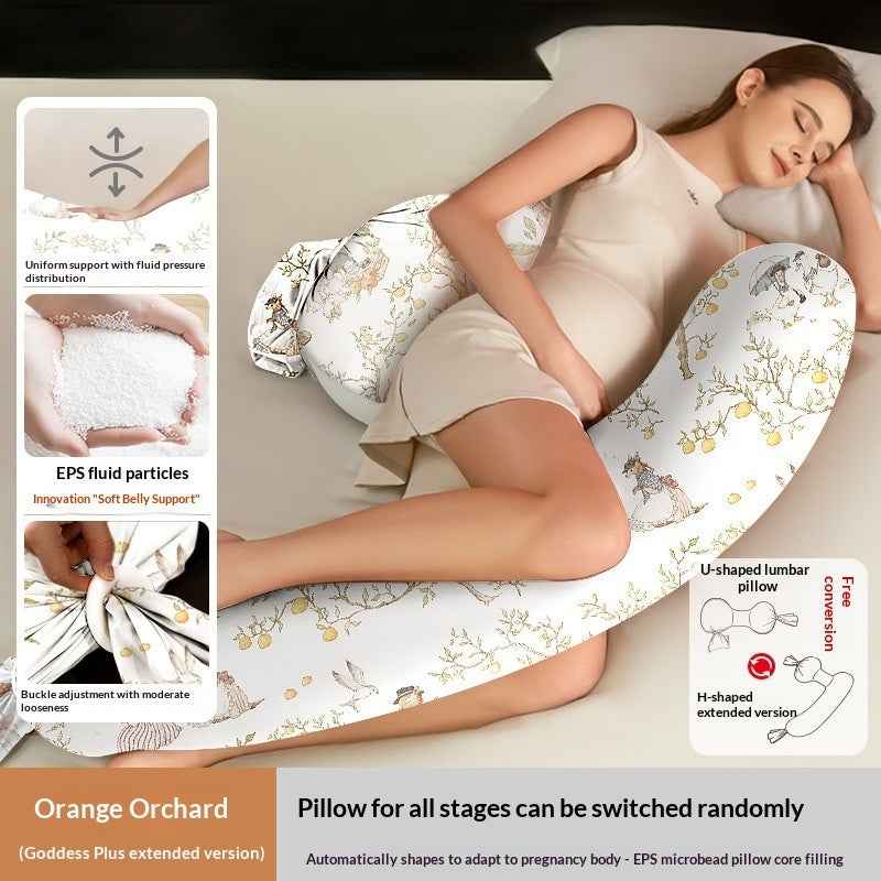 Pregnancy Pillow For Back Support Belly U-shaped Side-sleeping Body Pillow For Comfortable Sleep