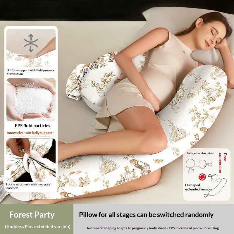 Pregnancy Pillow For Back Support Belly U-shaped Side-sleeping Body Pillow For Comfortable Sleep