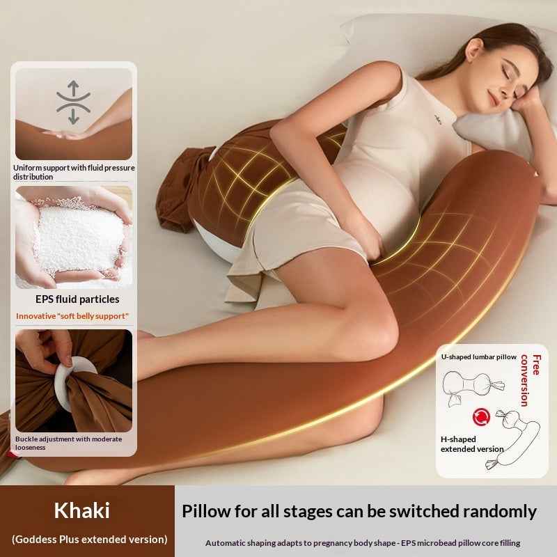 Pregnancy Pillow For Back Support Belly U-shaped Side-sleeping Body Pillow For Comfortable Sleep