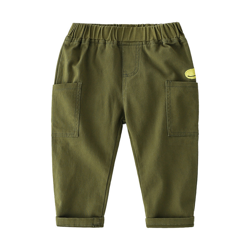 Boys' Casual Trousers, Cute, Comfortable And Soft Cotton Children's Pants