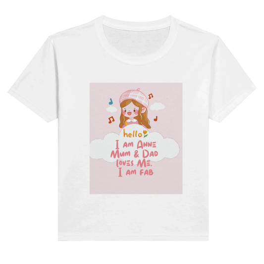 Polycotton Kids Crewneck T-shirt