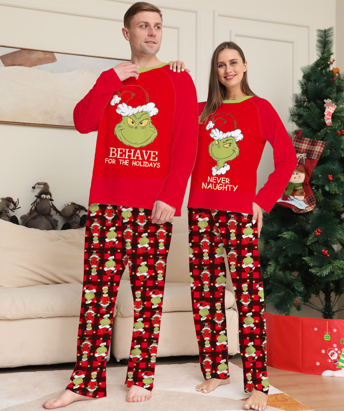 New Parent Child Christmas Home Costume Pajamas - Tokcobstore