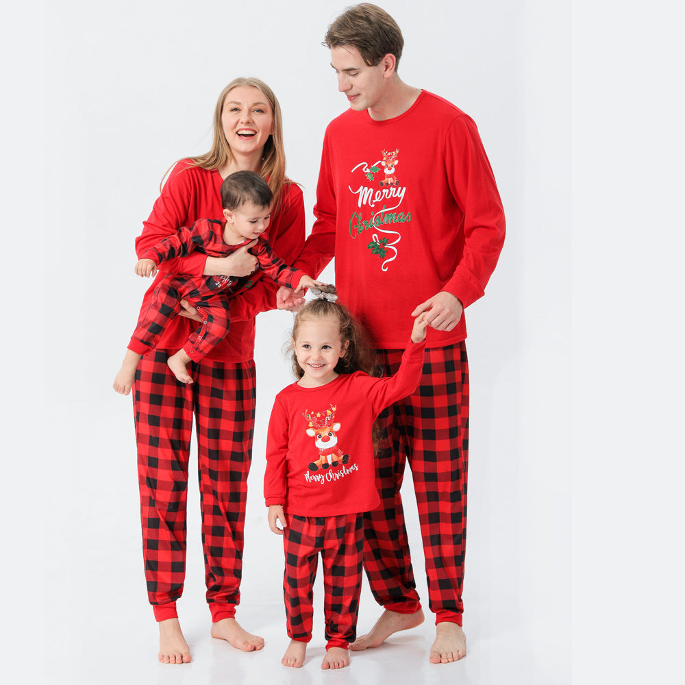Family Suit Long Sleeve Christmas Pajamas - Tokcobstore